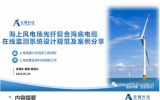 安博文 | 海上風(fēng)電場(chǎng)光纖復(fù)合海底電纜在線監(jiān)測(cè)系統(tǒng)設(shè)計(jì)規(guī)范及案例分享