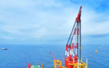 華能汕頭勒門(二)海上風電項目一標段風機基礎施工全部完成