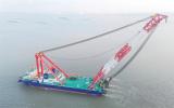 三航5000T扒桿式起重機開啟海上試航