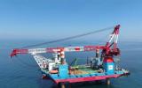 鐵建風(fēng)電01歷經(jīng)9天1586海里,順利抵達(dá)大連莊河海域