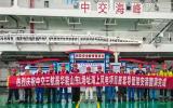 華能山東L場址海上風電項目首臺深水四樁導管架基礎成功沉放